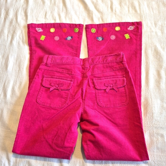 Gymboree girls size 12 pink corduroy bottom flare leg, Candy Shoppe line NWT - Picture 5 of 10